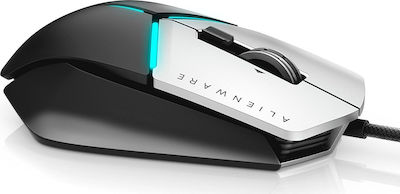 Dell Alienware Elite AW958 Безжична RGB Гейминг Мишка 12000 DPI Многоцветен