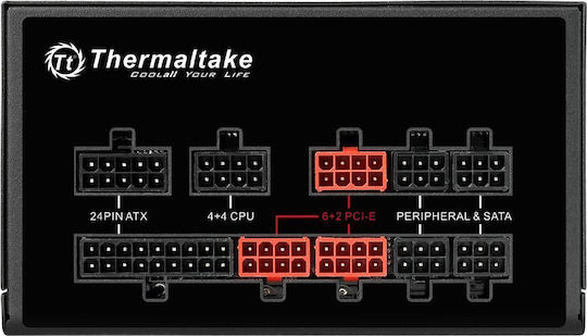 Thermaltake Toughpower Grand RGB 850W Τροφοδοτικό Υπολογιστή Full Modular 80 Plus Gold