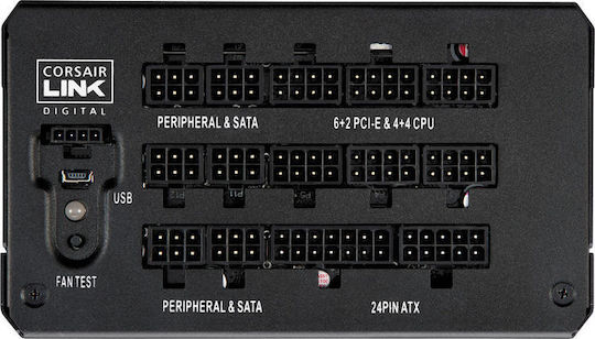 Corsair HXi Series HX1000i 1000W Черен Компютърно захранване Пълен модул 80 Plus Platinum