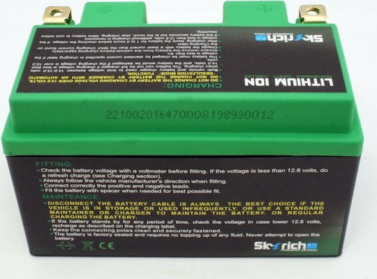 Skyrich LFP-4 Plus Lithium Motorcycle Battery YTX14-BS 300A with Capacity 10Ah