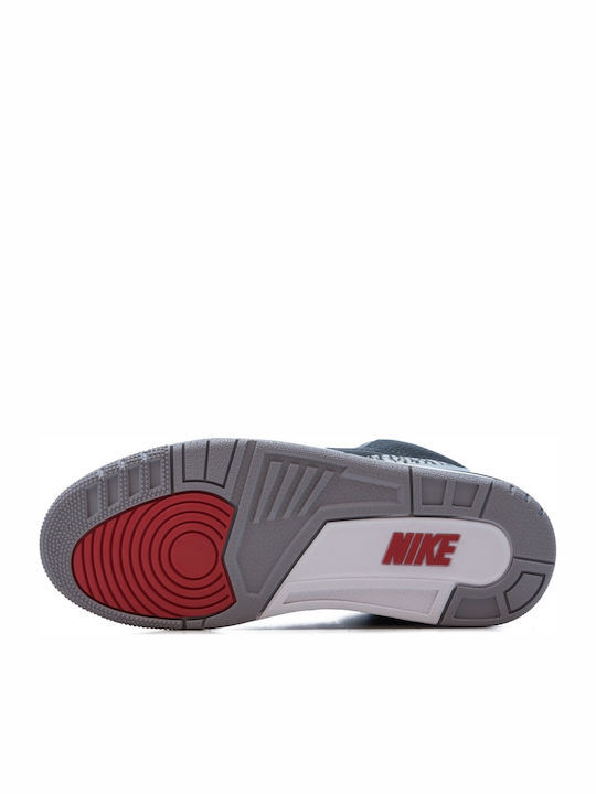 Air  3 Retro OG Boots Black / Fire Red / Cement Grey / White