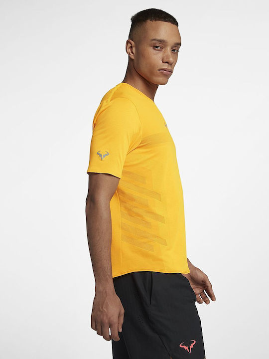 Nike Bluza De Tenis Bărbați Galben Court AeroReact Rafa 888206-845