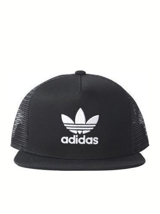 Trefoil Men's Snapback Trucker Cap Black