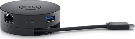 Dell DA300 USB-C Docking Station με HDMI/DisplayPort 4K PD Ethernet Μαύρο