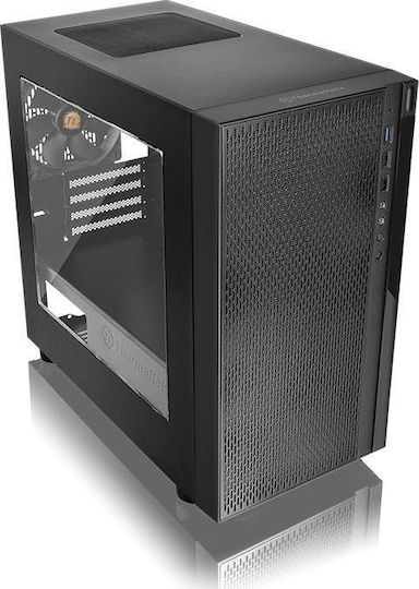 Thermaltake Versa H18 Gaming Midi Tower Computer Case with Side Window Black