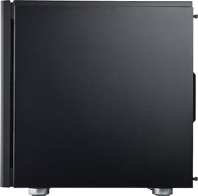 Corsair Carbide 275R Gaming Midi Tower Κουτί Υπολογιστή με Πλαϊνό Παράθυρο Μαύρο