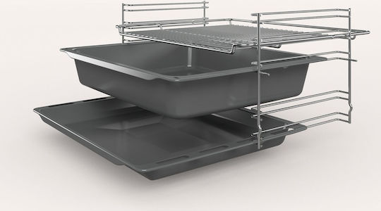 Pitsos Herd 66Es mit Keramikkochfeldern B60cm. Inox