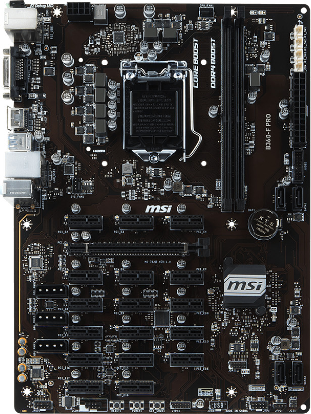 Msi b360 f pro настройка