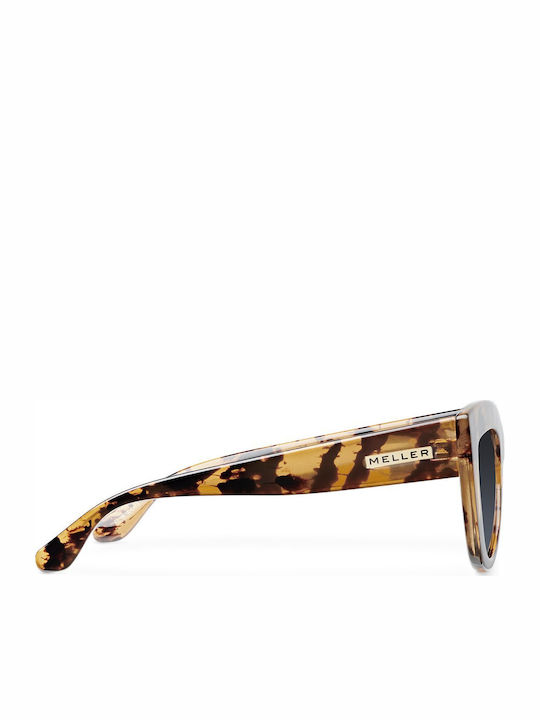 Meller Karoo Women's Sunglasses with Brown Plastic Frame and Black Polarized Lens KA-TIGCAR