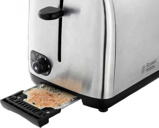 Russell Hobbs Adventure Φρυγανιέρα 2 Θέσεων 1200W Inox