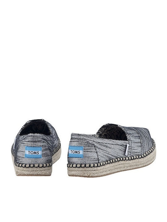 Παιδικές Εσπαντρίγιες Slip-On Γκρι Slubby