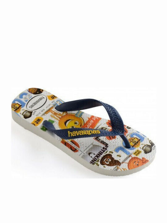 Havaianas Παιδικές Σαγιονάρες Flip Flops Navy Μπλε Emoji Movie