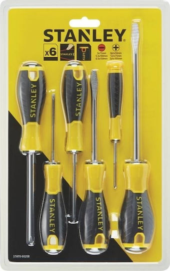 Stanley Essential Set Screwdrivers with 6 Interchangeable Tips