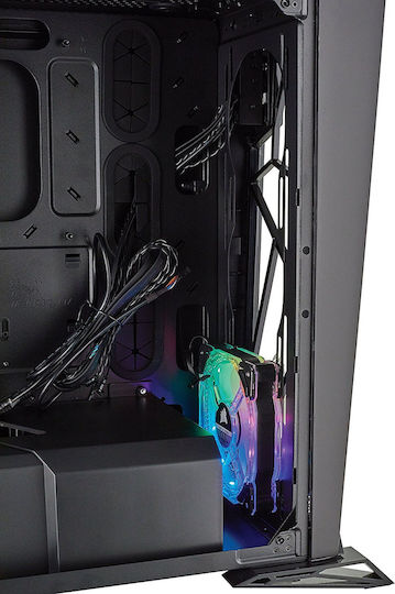 Corsair Carbide Series Spec-Omega Gaming Midi Tower Κουτί Υπολογιστή με Πλαϊνό Παράθυρο και RGB Φωτισμό Μαύρο