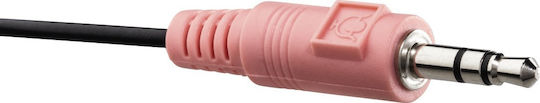 HAMA Clip-On Microphone Δυναμικό Микрофон 3.5mm Πέτου, Clip On за Вокали в Черен Цвят