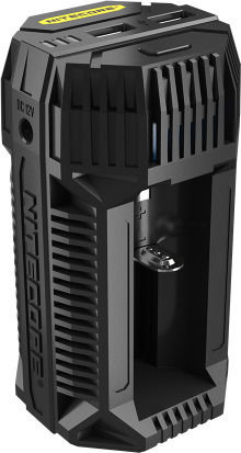 NiteCore V2 Φορτιστής 2 Μπαταριών Li-ion/Ni-MH Μεγέθους AA/18650