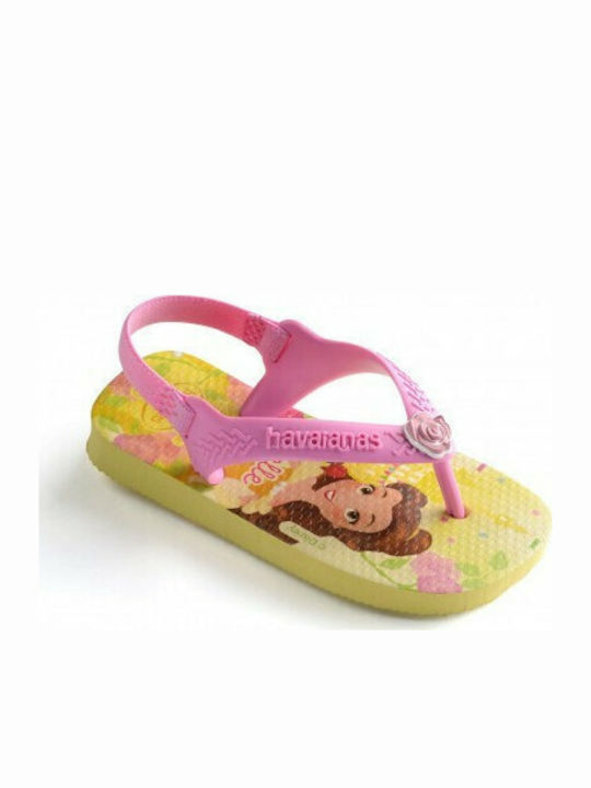 Havaianas Παιδικές Σαγιονάρες Flip Flops Ροζ Disney Princess