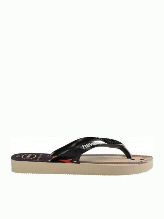 Kids' Flip Flop Black Cartoon