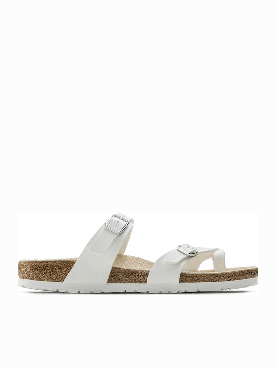 Mayari Birko-Flor Women's Anatomic Sandals White Regular Fit