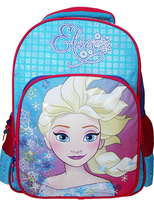 Diakakis Frozen School Bag Backpack Elementary, Elementary in Light Blue color