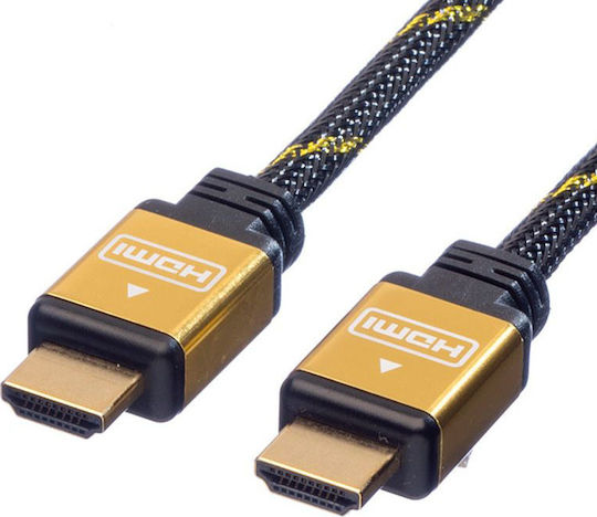 Roline HDMI 1.4 High Speed 1080p 120Hz Cable HDMI Male - HDMI Male 3m Black