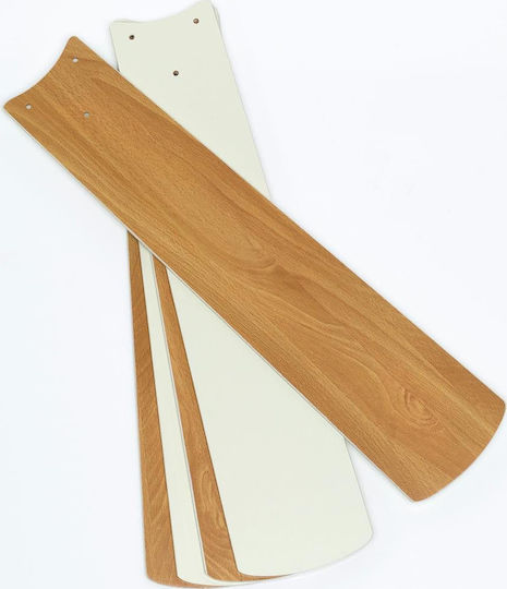 Westinghouse Comet Ανεμιστήρας Οροφής 132cm με Φως Light Maple/White