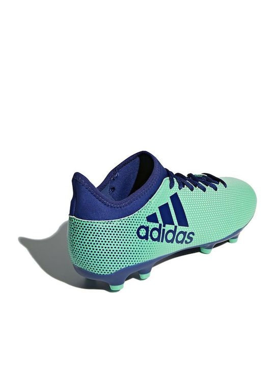 adidas X 17.3 Firm Ground Boots Ποδοσφαιρικά Παπούτσια με Τάπες FG Τιρκουάζ