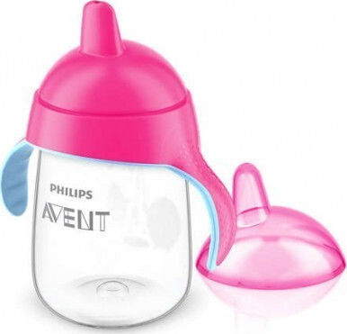 Philips Cana de antrenament pentru bebeluși Plastic cu mânere Roz pentru 18m+m+ 340ml