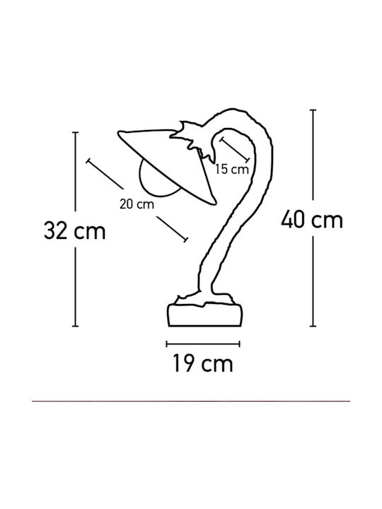 Inlight 3438 Black Vintage Table Lamp from Rope for Socket E27 with Black Shade and Base