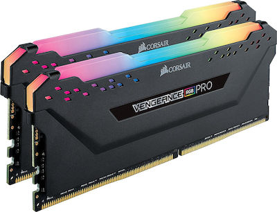 Corsair Vengeance RGB Pro 16GB DDR4 RAM με 2 Modules (2x8GB) και Ταχύτητα 4000 για Desktop