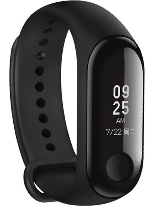 Xiaomi Mi Band 3 Водоустойчив с пулсомер Черен