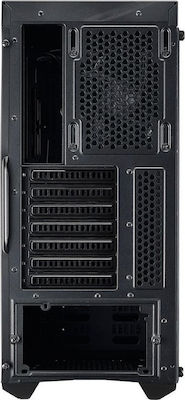 CoolerMaster MasterBox Lite 5 Midi Tower Компютърна кутия със страничен прозорец Черен