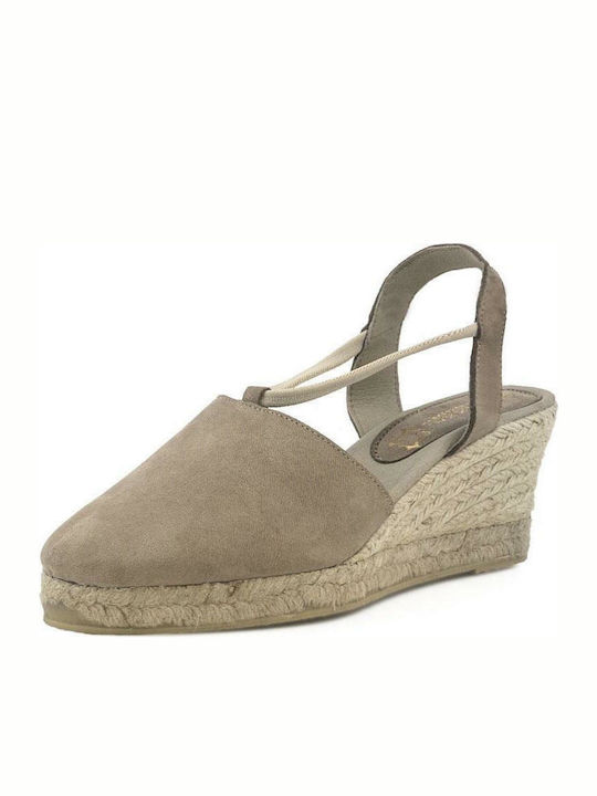 Ragazza Damenplattformen Beige