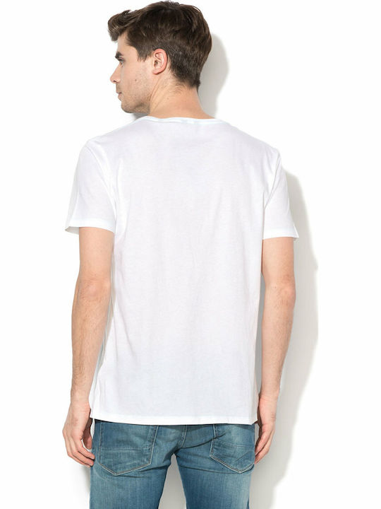 Pepe Jeans Camden Men's Short Sleeve T-shirt White