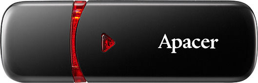 Apacer AH333 64GB USB 2.0 Stick Black