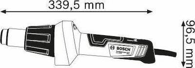 Bosch GHG 20-60 Pistol termic 2000W cu control de temperatură până la 630°C