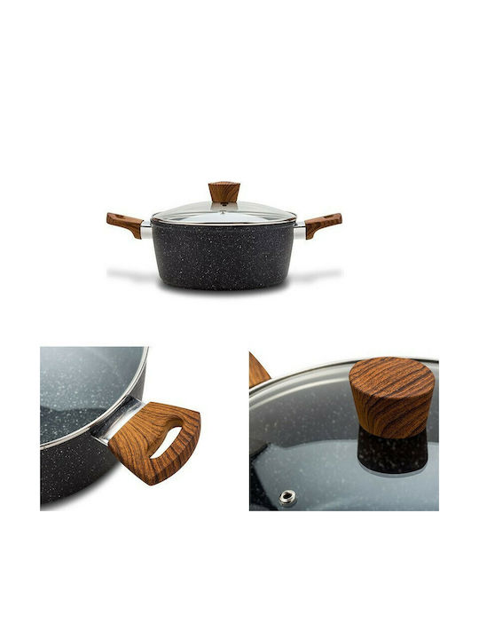 Nava Nature Deep Pot made of Aluminum 2lt / 20cm