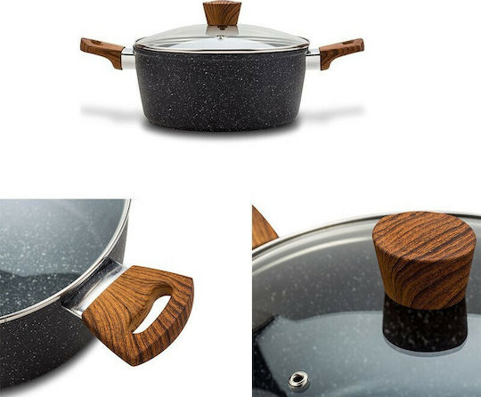 Nava Nature Deep Pot made of Aluminum 2lt / 20cm