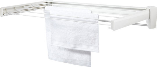 Leifheit Telegant 36 Protect Plus Wall Clothes Drying Rack Aluminum with Hanging Length 3.6m