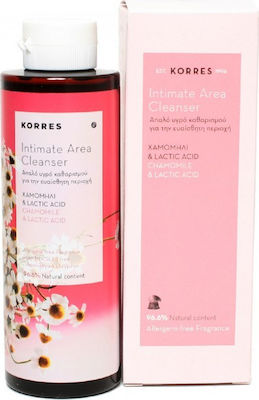 Korres Chamomile & Lactic Acid Intimate Area Cleanser Flüssig mit Kamille und Aloe Vera 250ml