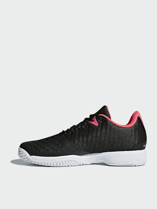 adidas Barricade Tennisschuhe Alle Gerichte Core Black / Matte Silver / Flash Red