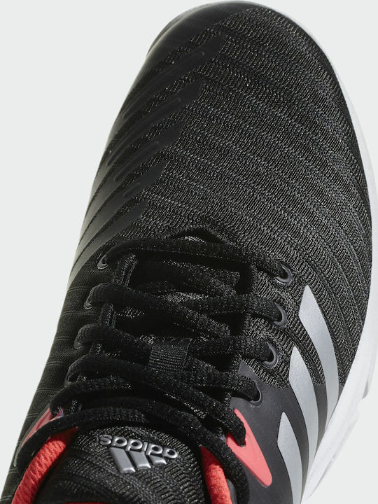 adidas Barricade Tennisschuhe Alle Gerichte Core Black / Matte Silver / Flash Red