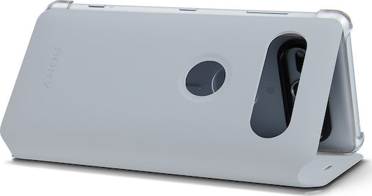 Sony Buchen Sie Synthetisches Leder Gray (Xperia XZ2 Kompakt)