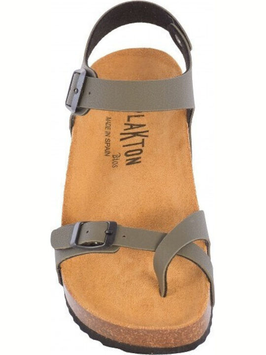 Leather Women's Anatomic Sandals Green