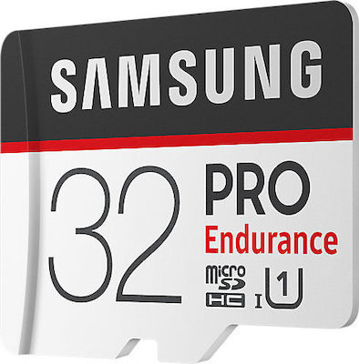Samsung Pro Endurance microSDHC 32GB Class 10 U1 UHS-I με αντάπτορα