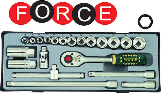 Force Set Ratchet 3\8" 21pcs