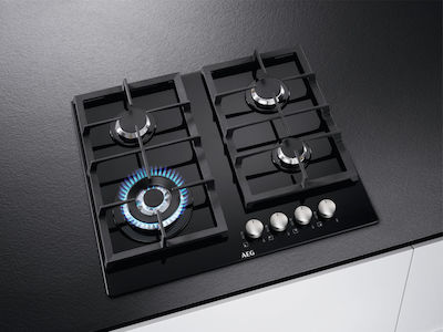 AEG Autonomous Cooktop with Liquid Gas Burners 59x52cm