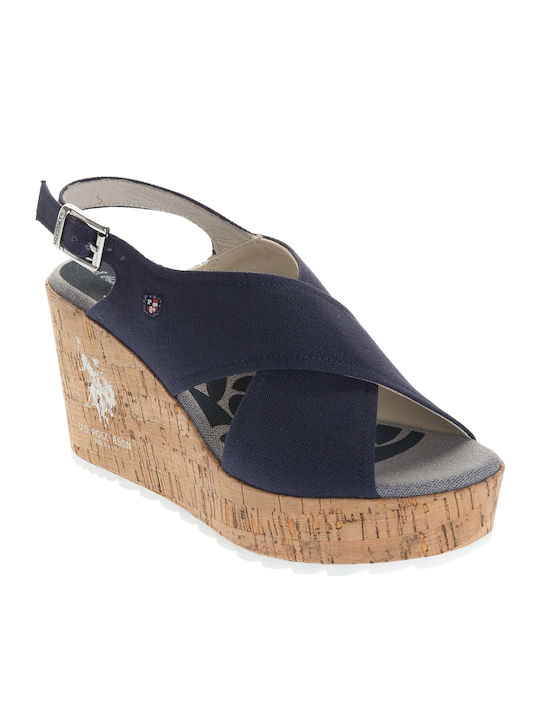 Theba Platforme dama Culoare Albastru marin