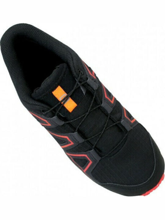 Speedcross Junior Αδιάβροχα Αθλητικά Παιδικά Παπούτσια Running με Κορδόνια Μαύρα