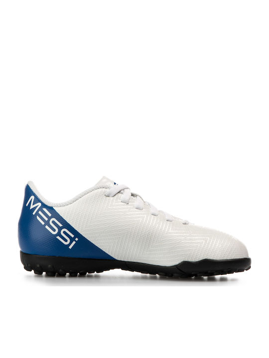 Παιδικά Ποδοσφαιρικά Παπούτσια Performance Nemeziz Messi TANGO 18.4 TF με Σχάρα Λευκά
